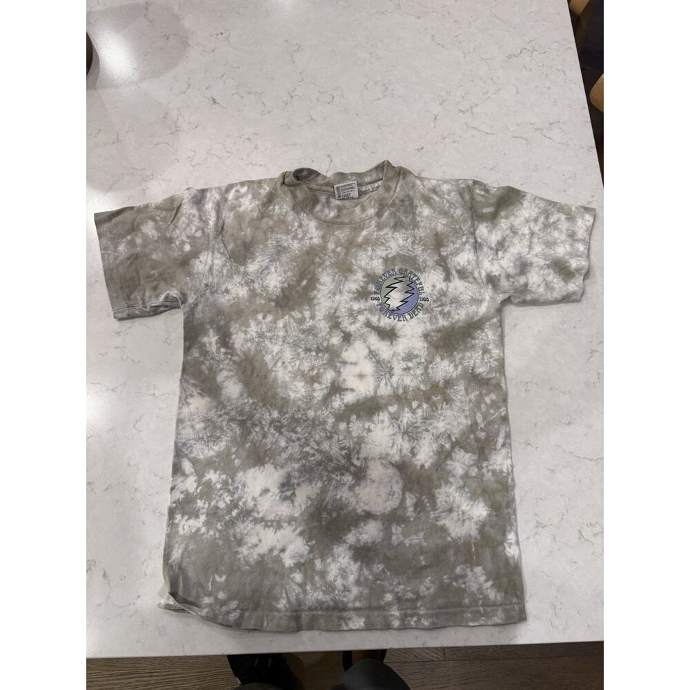 VTG 1997 Forever Jerry Garcia Grateful Dead Short Sleeve Tee Tie Dye Sz S Rare!